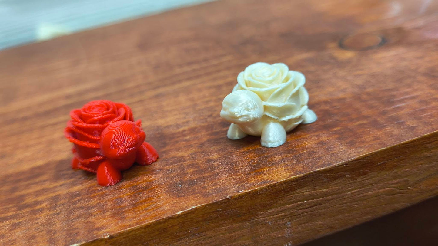 3d Printed Rose Turtle