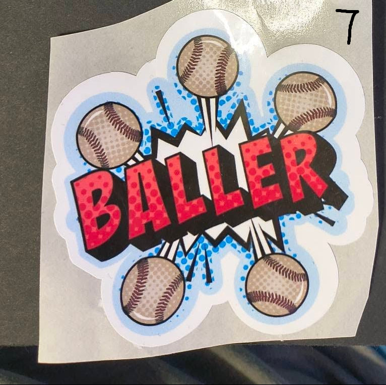 Baseball Sticker
