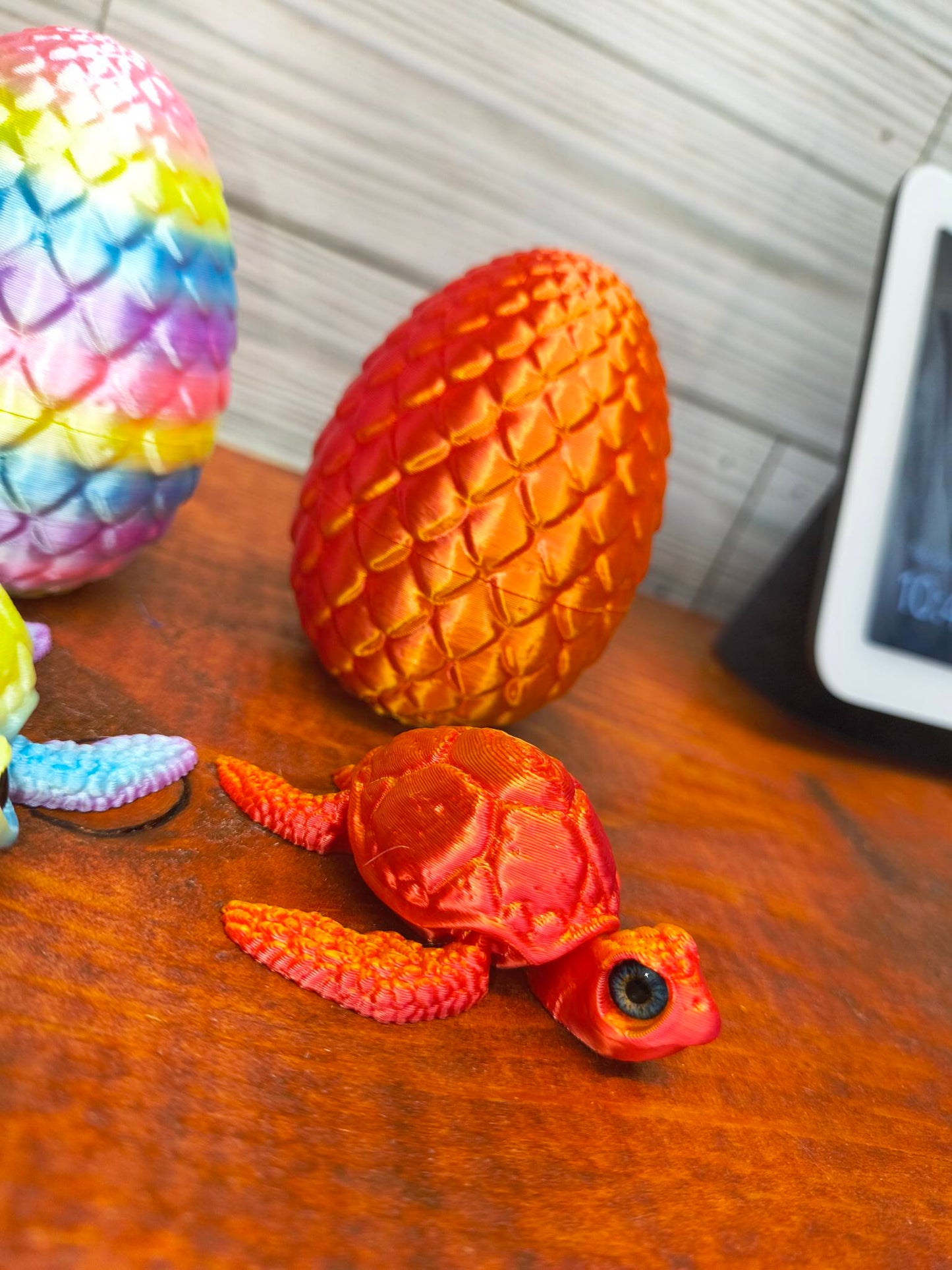 3d Printed Turtle with Egg