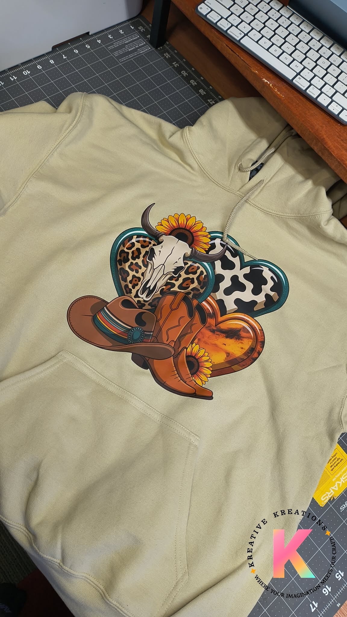 Western Hoodie Large