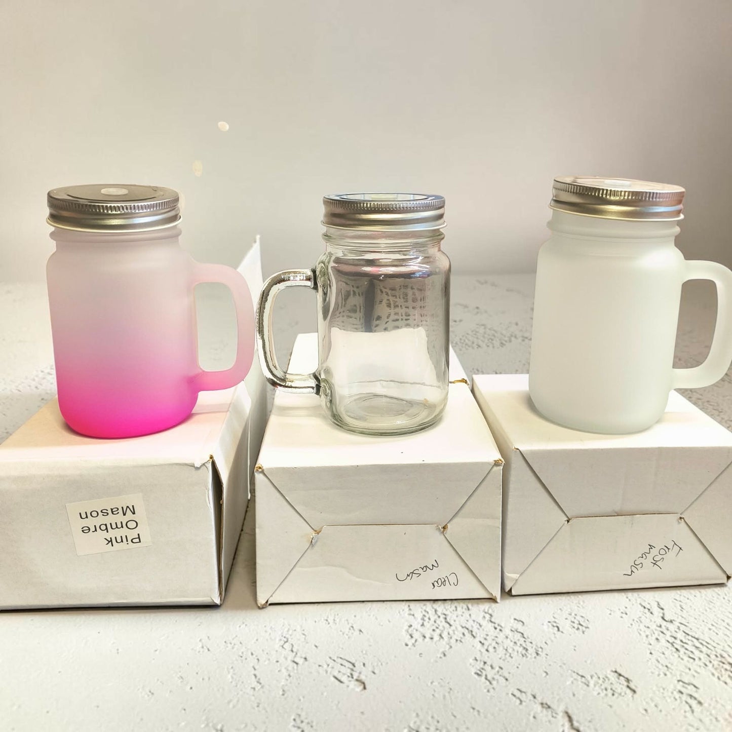 Personalized Mason Jar Tumblers