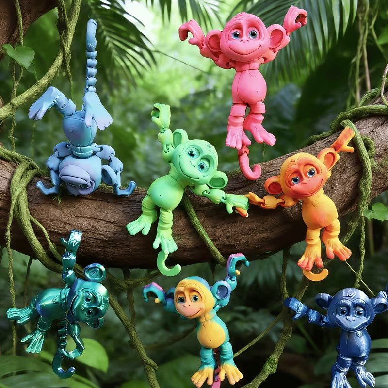 3d Printed Monkeys