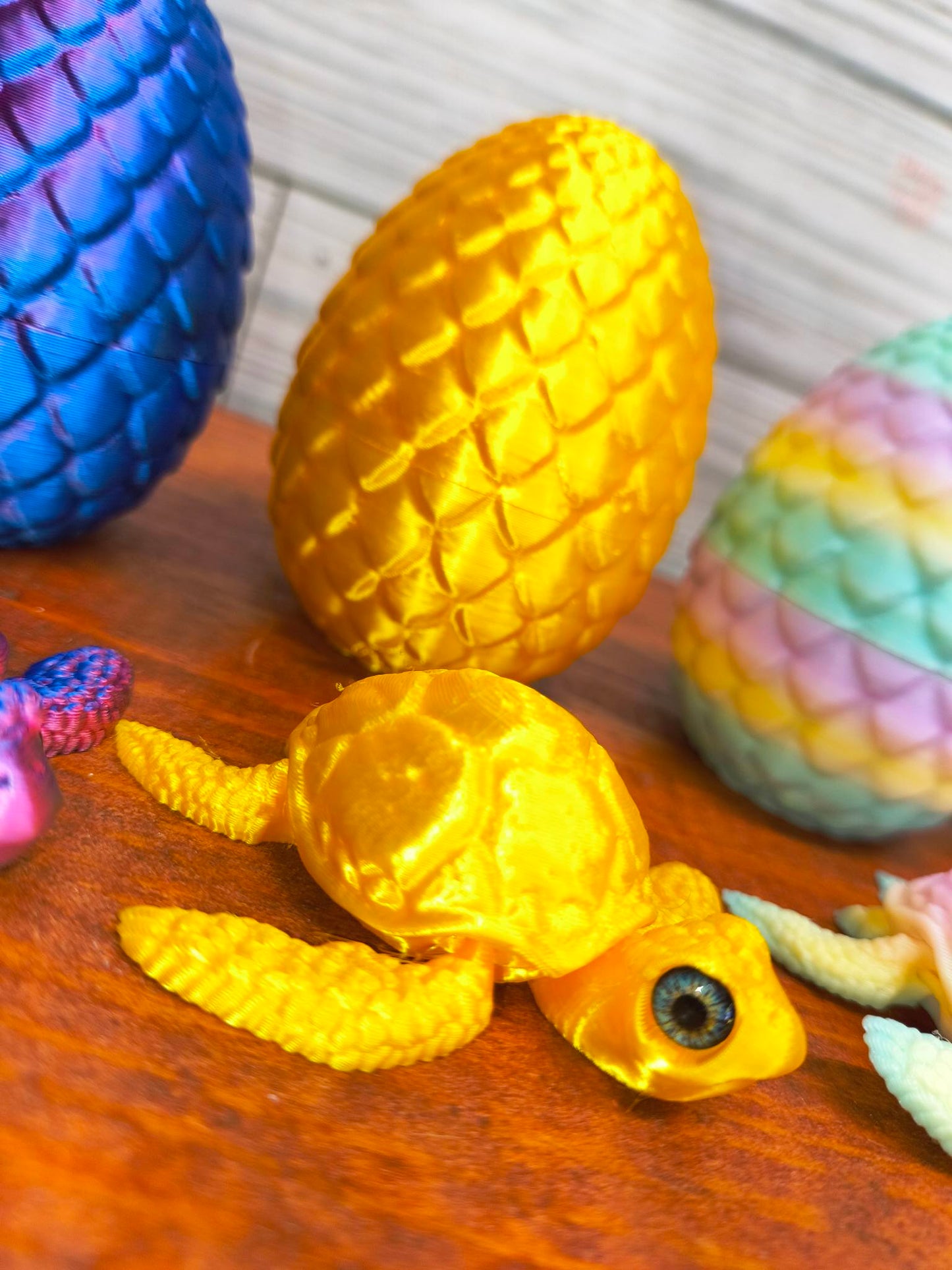 3d Printed Turtle with Egg