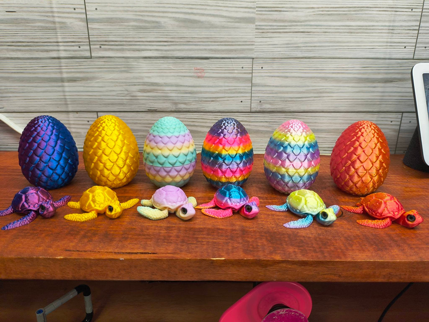 3d Printed Turtle with Egg