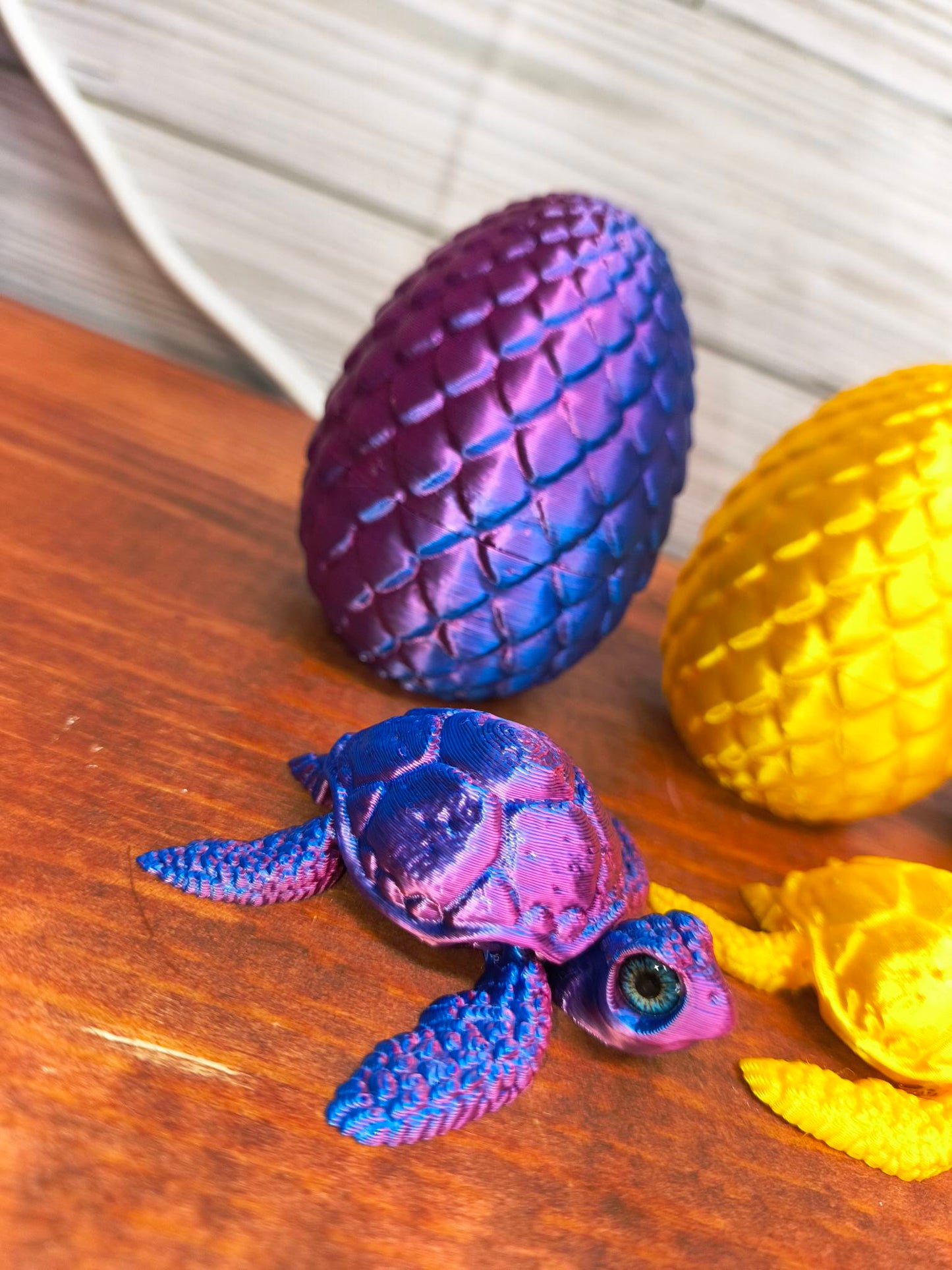 3d Printed Turtle with Egg
