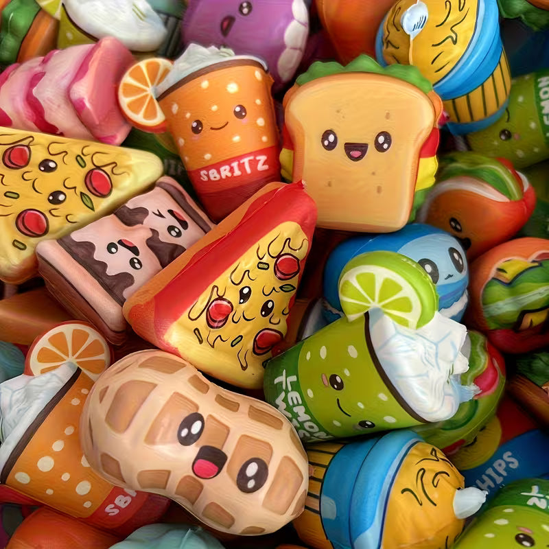 Mini Food Squeeze Toys, Slow Rising Toys