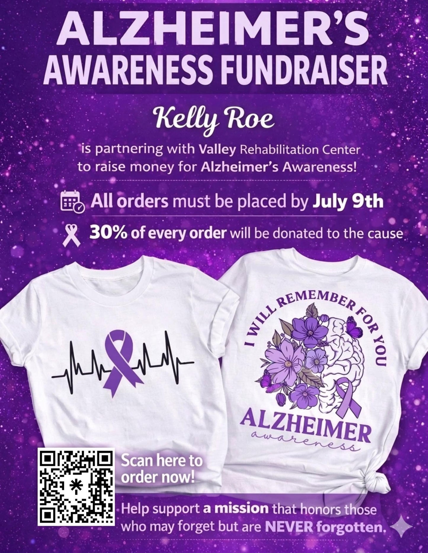Valley Fundraiser Shirts (PRE_ORDER)
