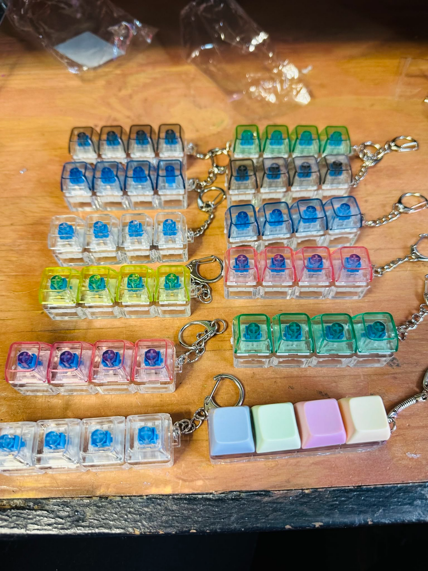 Viral Clickers Mechanical Keychain