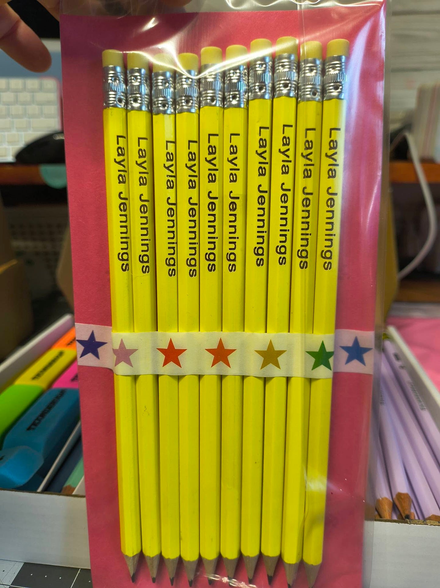 Store Brand Engraved Pencils
