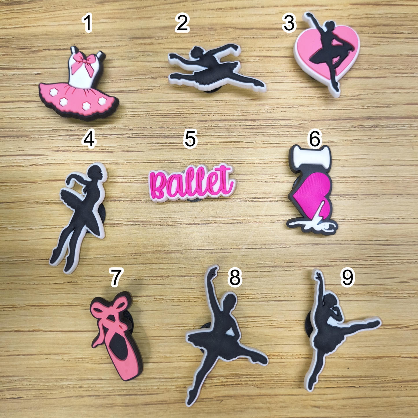 Ballet Croc Charm