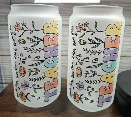 Teacher Glass tumbler