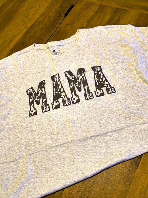 Large Cow mama Short sleeve shirt